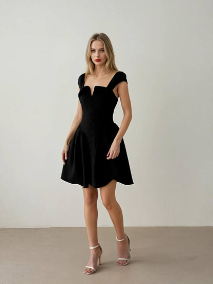 Scarlet Elegance Dress