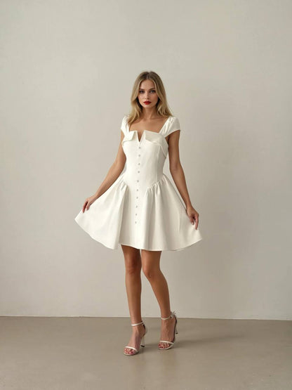 Scarlet Elegance Dress