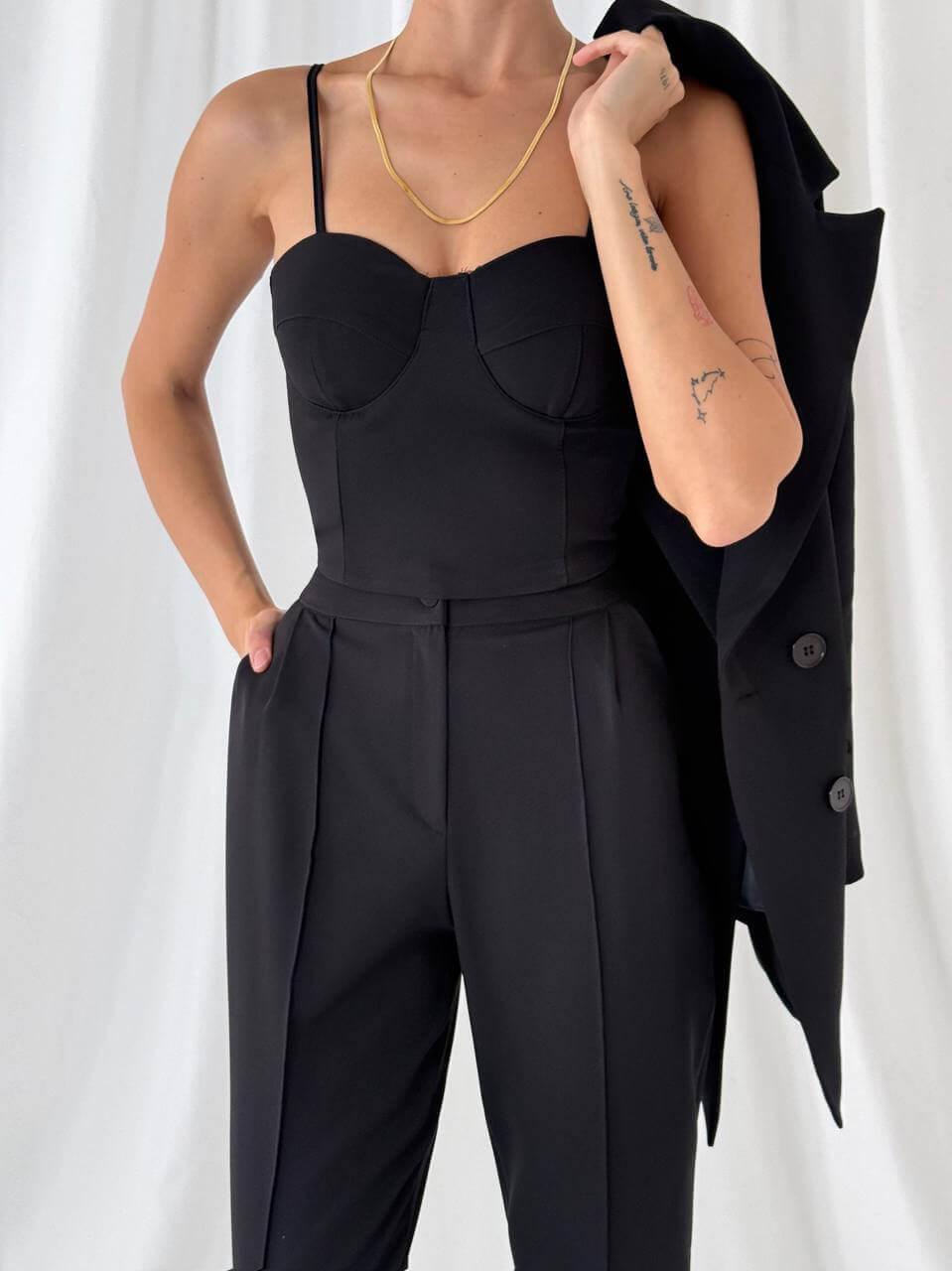 Black Suit and pants set