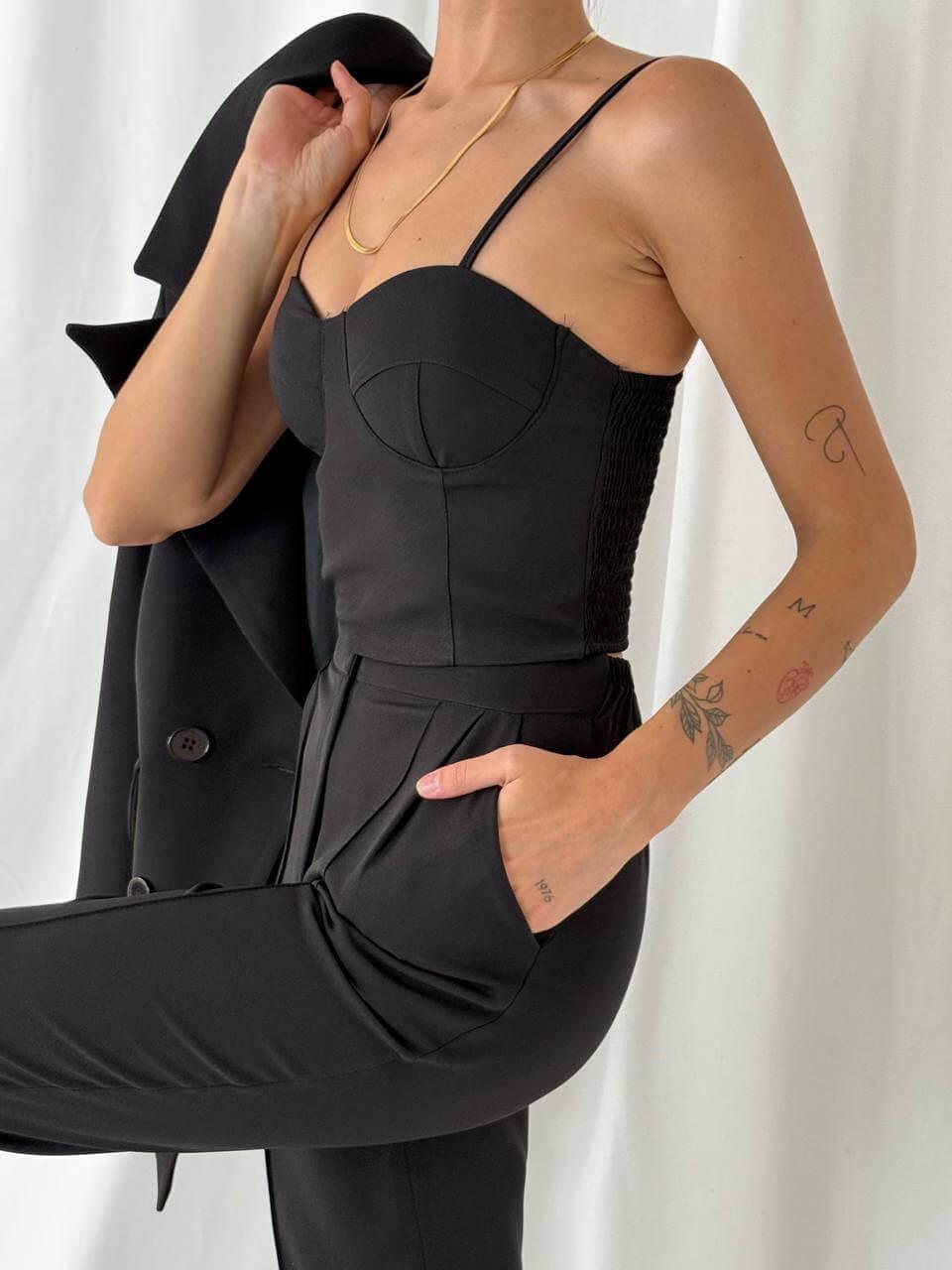Black Suit and pants set
